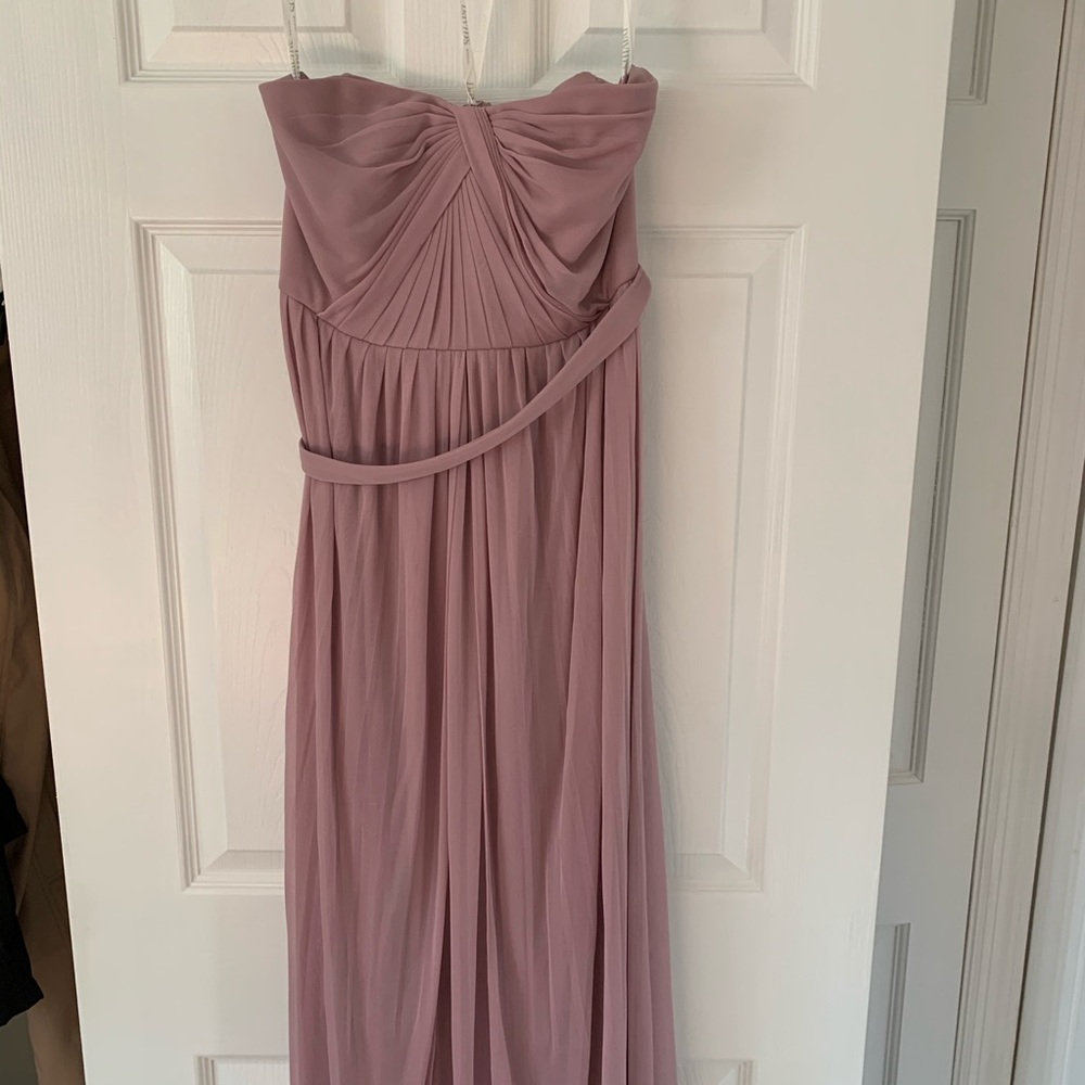 David’s Bridal Quartz Bridesmaid Dress